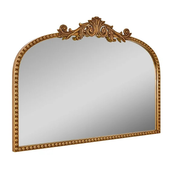 Crystal Art Gallery 24" x 34" Gold Traditional Arch Decor Mirror | Walmart (US)
