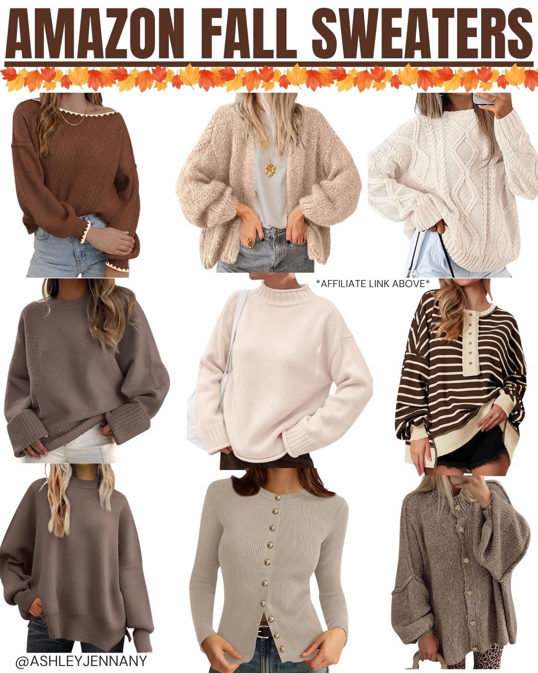 Fall sweaters

#LTKSeasonal #LTKMidsize #LTKootd