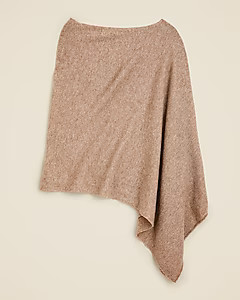 Cashmere-wool blend poncho | J. Crew US