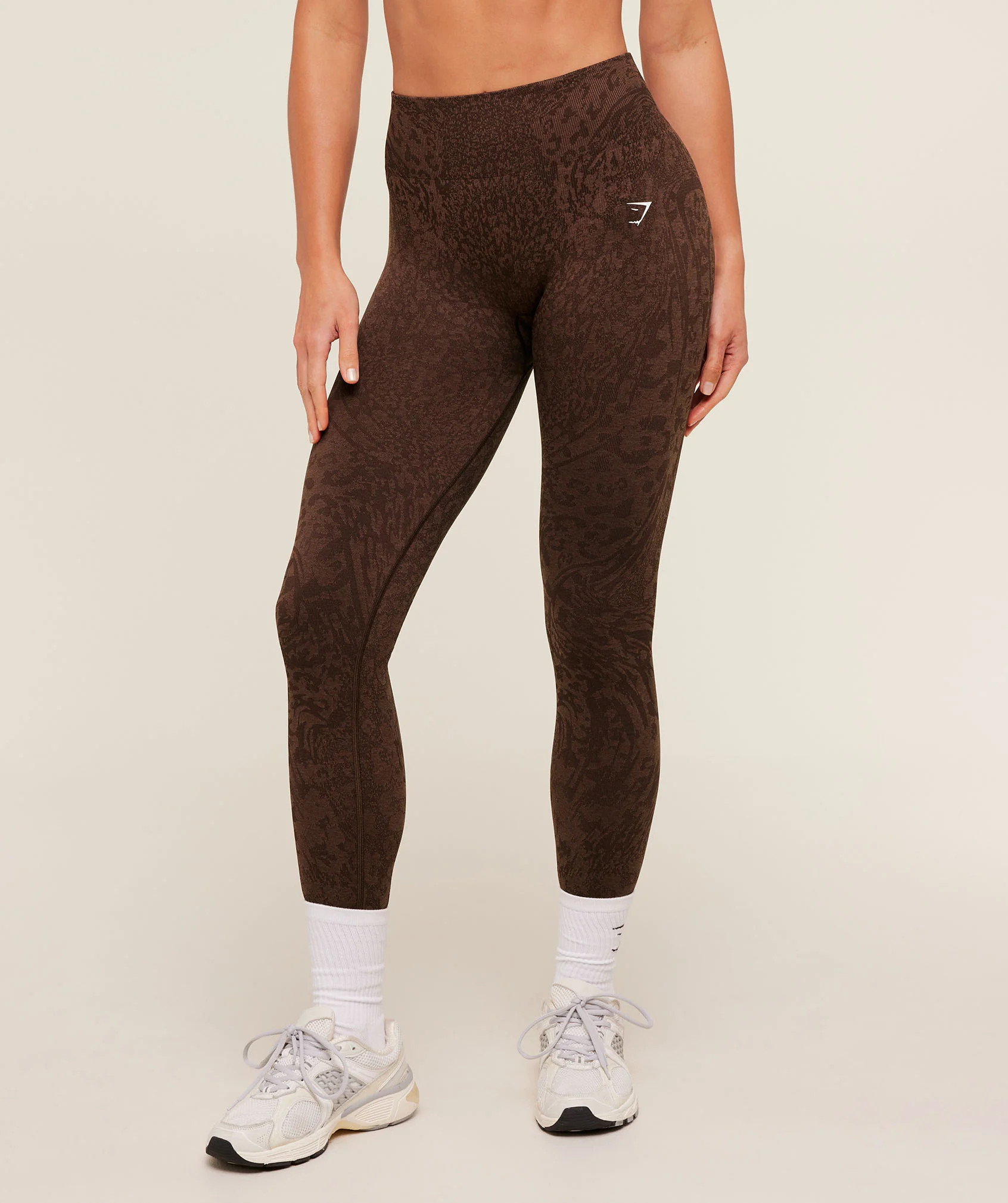 Gymshark Adapt Animal X Whitney Leggings - GS Archive Brown/GS Soft Brown | Gymshark CA