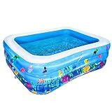 AsterOutdoor Inflatable Swimming Pool Full-Sized Above Ground Kiddle Family Lounge Pool for Adult, K | Amazon (US)