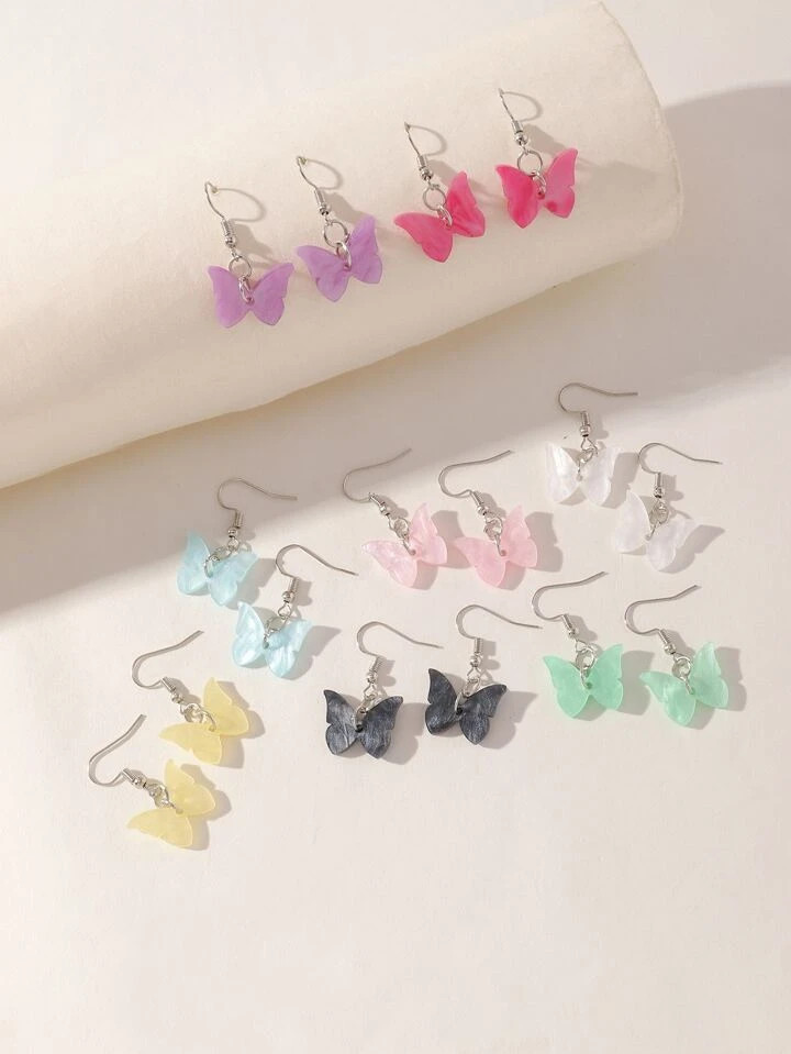 Butterfly Drop Earrings | SHEIN