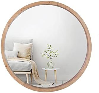 Amazon.com: Mirrorize Round Mirror 30" for Living Room Wall Decor, Decorative Circle Mirror, Bath... | Amazon (US)
