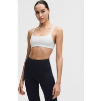 lululemon – Wunder Train BH mit Racerback-Trägern Leichter Halt A/B-Cups für Frauen – Größe 2 in White | lululemon DE