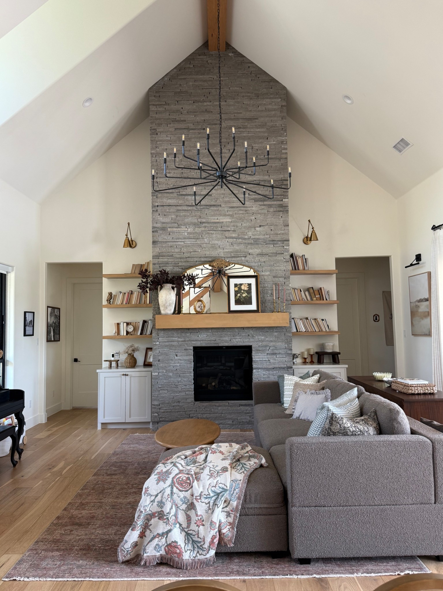 The vintage inspired living room decor transformed it from a modern open concept to a cozy den. Decor can make or break your space! Here’s some of my favorite items in the living room!

#LTKHome