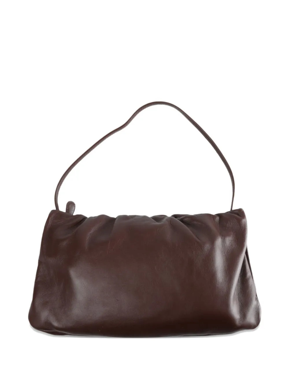 gathered leather tote bag | Farfetch Global