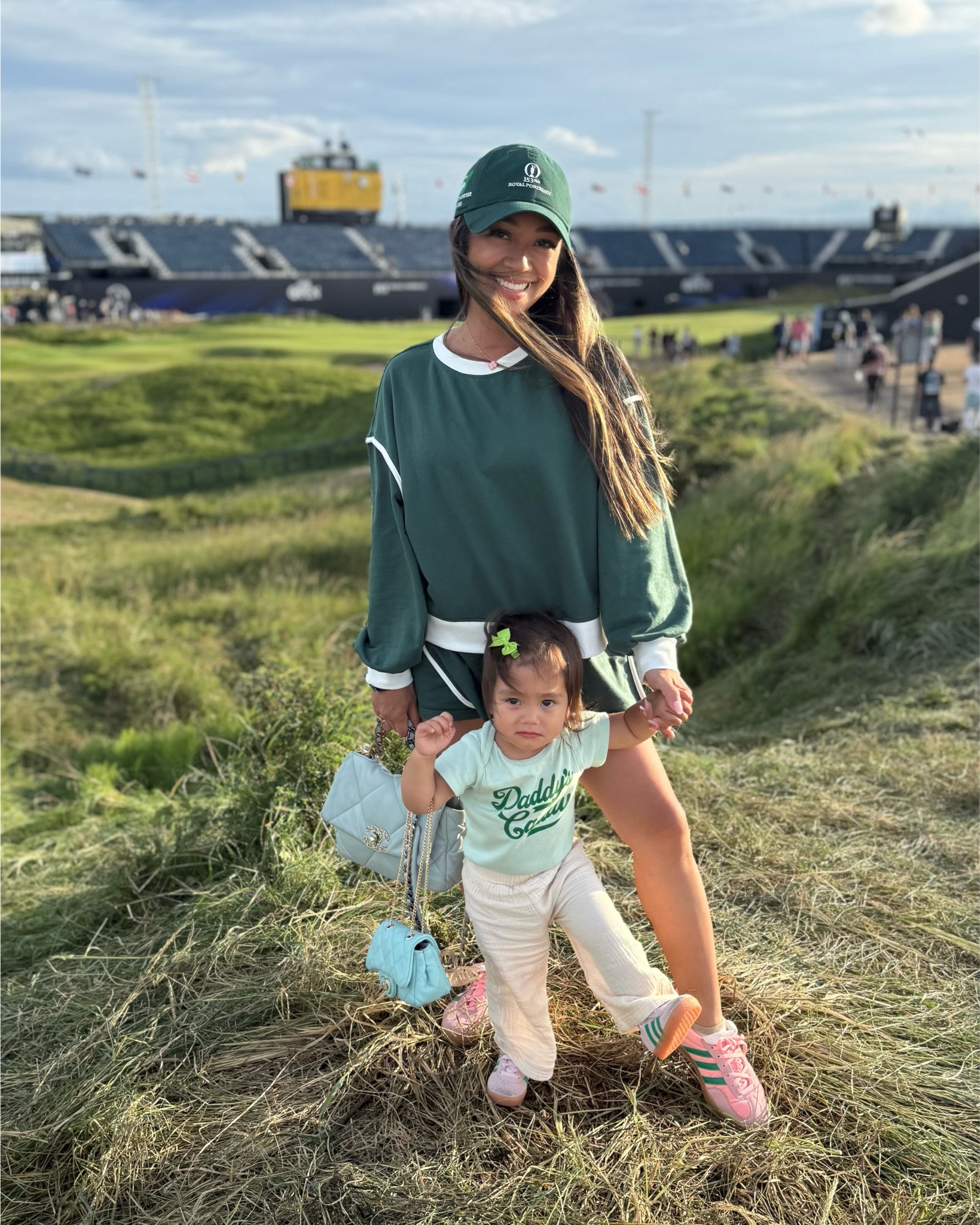 Matching mommy and me! Blue quilter Chanel bag and pink green adidas samba 

#LTKShoeCrush #LTKFamily #LTKKids