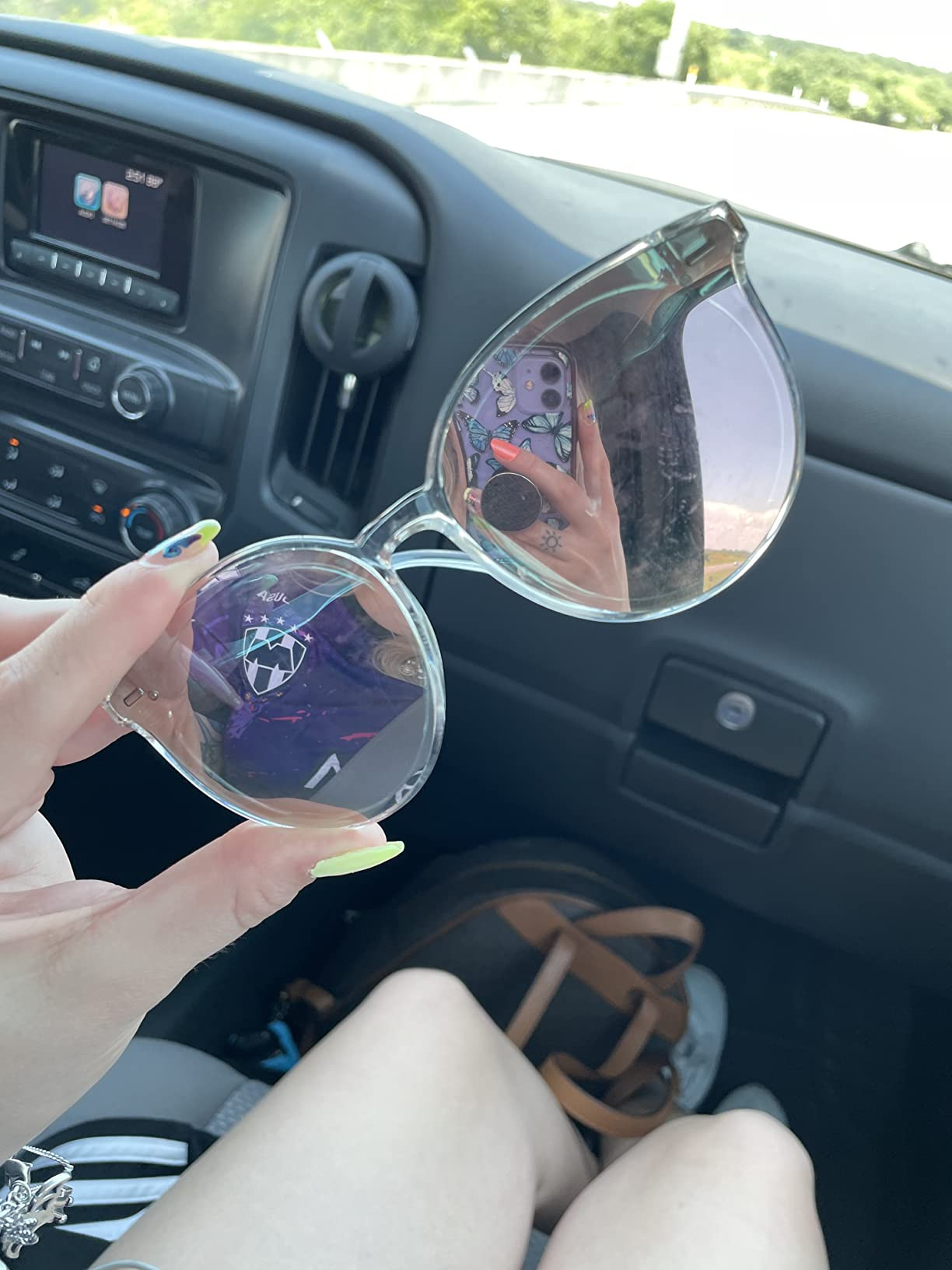 SOJOS Classic Round Sunglasses for Women Men Retro Vintage Large Plastic Frame BLOSSOM | Amazon (US)