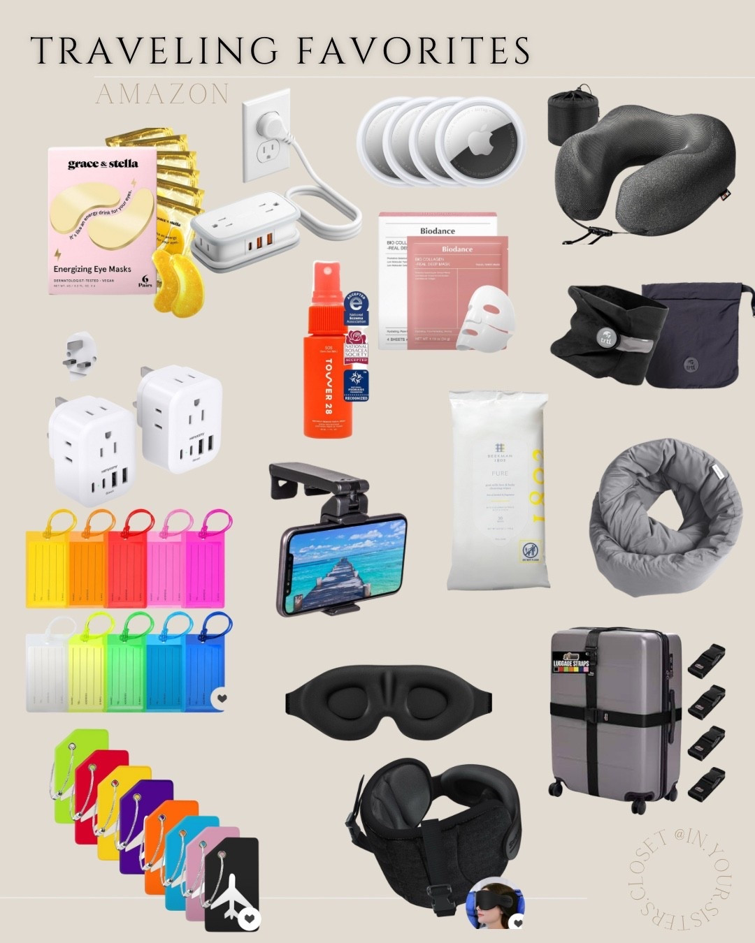 Traveling Favorites! 

#LTKTravel #LTKBeauty #LTKFindsUnder50