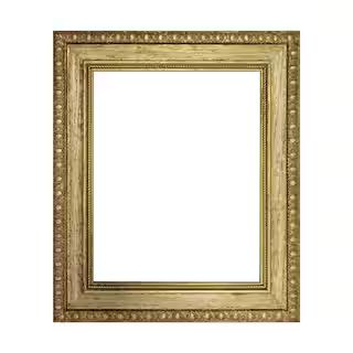 13" Gold Distressed Open Back Wood Wall Frame Décor by Ashland® | Michaels Stores