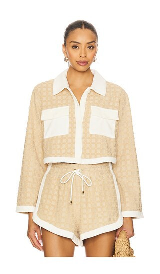Veronica Beard Zariah Cardigan in Neutral. - size S | Revolve Clothing (Global)