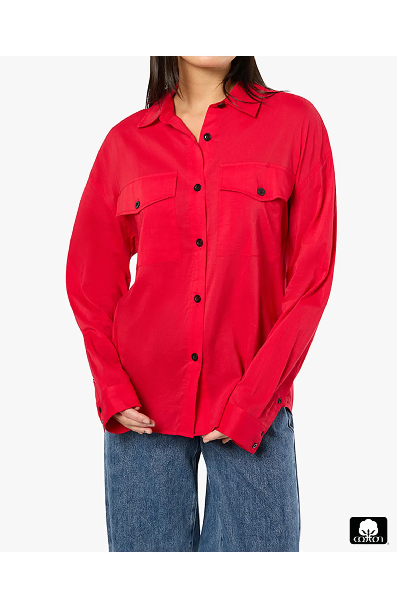 WeWoreWhat Boxy Button Down Shirt | Nordstrom | Nordstrom