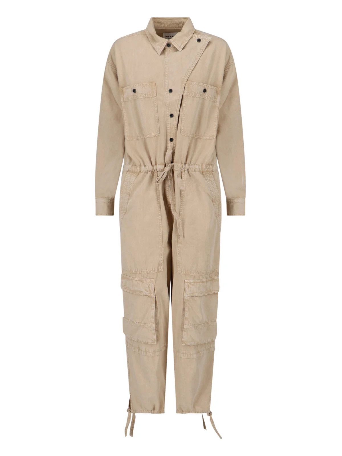 Isabel Marant Étoile Drawstring Pocket Detailed Jumpsuit | Cettire Global