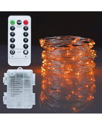 Color Changing Fairy Lights USB Powered with Remote and Timer for Party Decor - 33 ft | Macy's