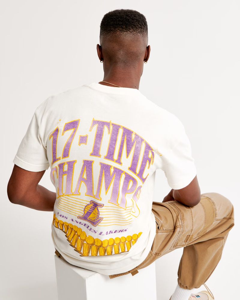 Los Angeles Lakers Graphic Tee | Abercrombie & Fitch (US)
