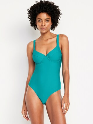 Underwire One-Piece Swimsuit | Old Navy (US)