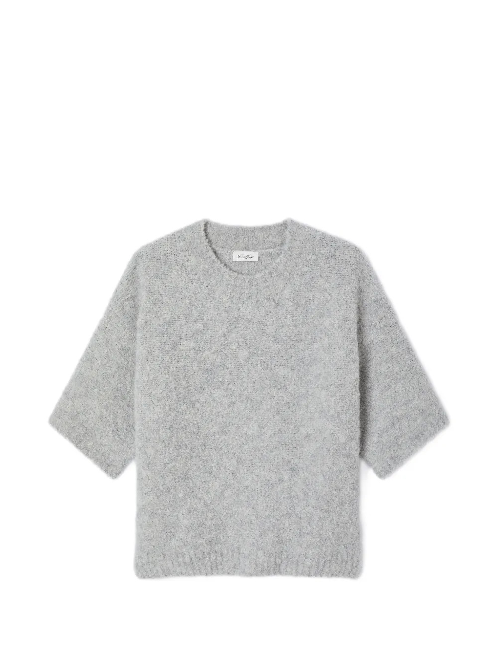 American Vintage Zolly short-sleeves sweater - Grey | Farfetch Global