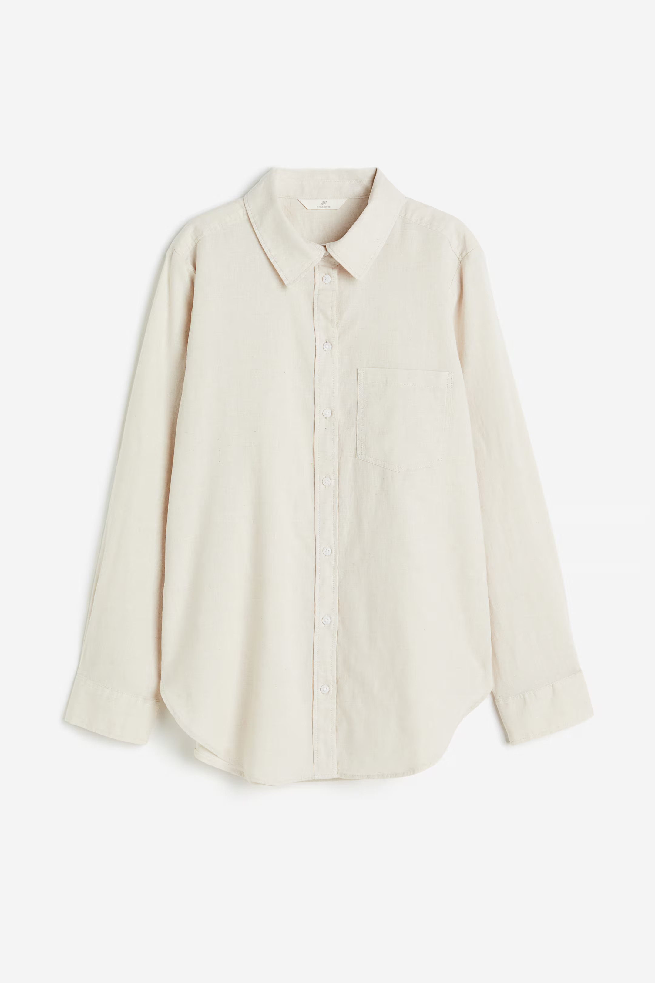 Linen-blend Shirt | H&M (US + CA)