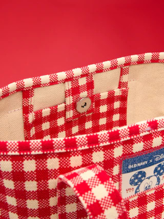 Old Navy x Disney Small Plaid Tote Bag | Old Navy (US)