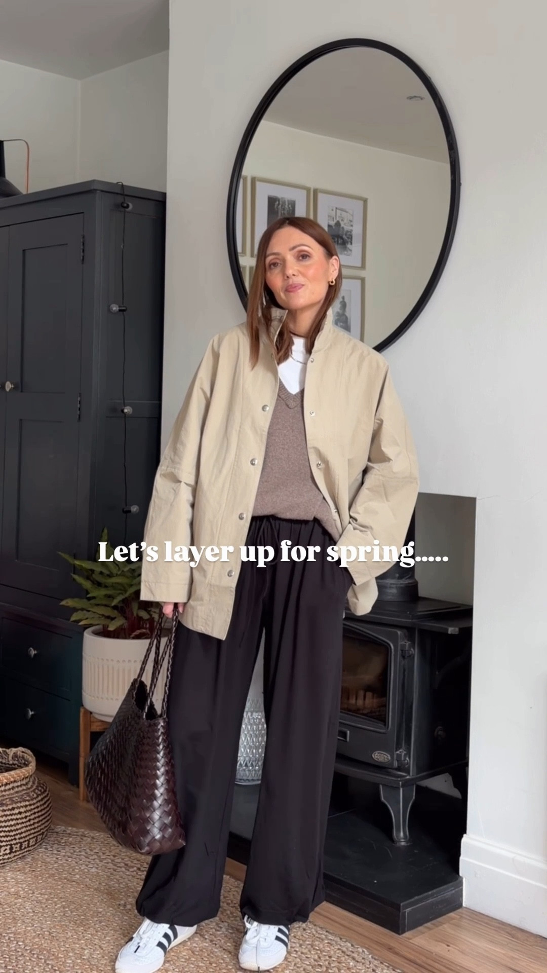 Lighter layers for spring! Wearing an xs in the trousers, xs in the jacket and a small in the knit. 

Canvas jacket, balloon trousers, spring outfit, spring jacket, 

#LTKspring #LTKuk