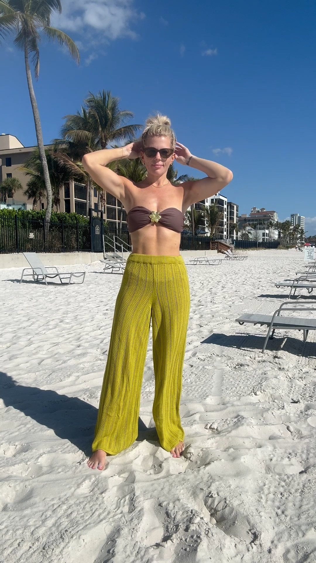 Swim coverup. Bikini and pants 