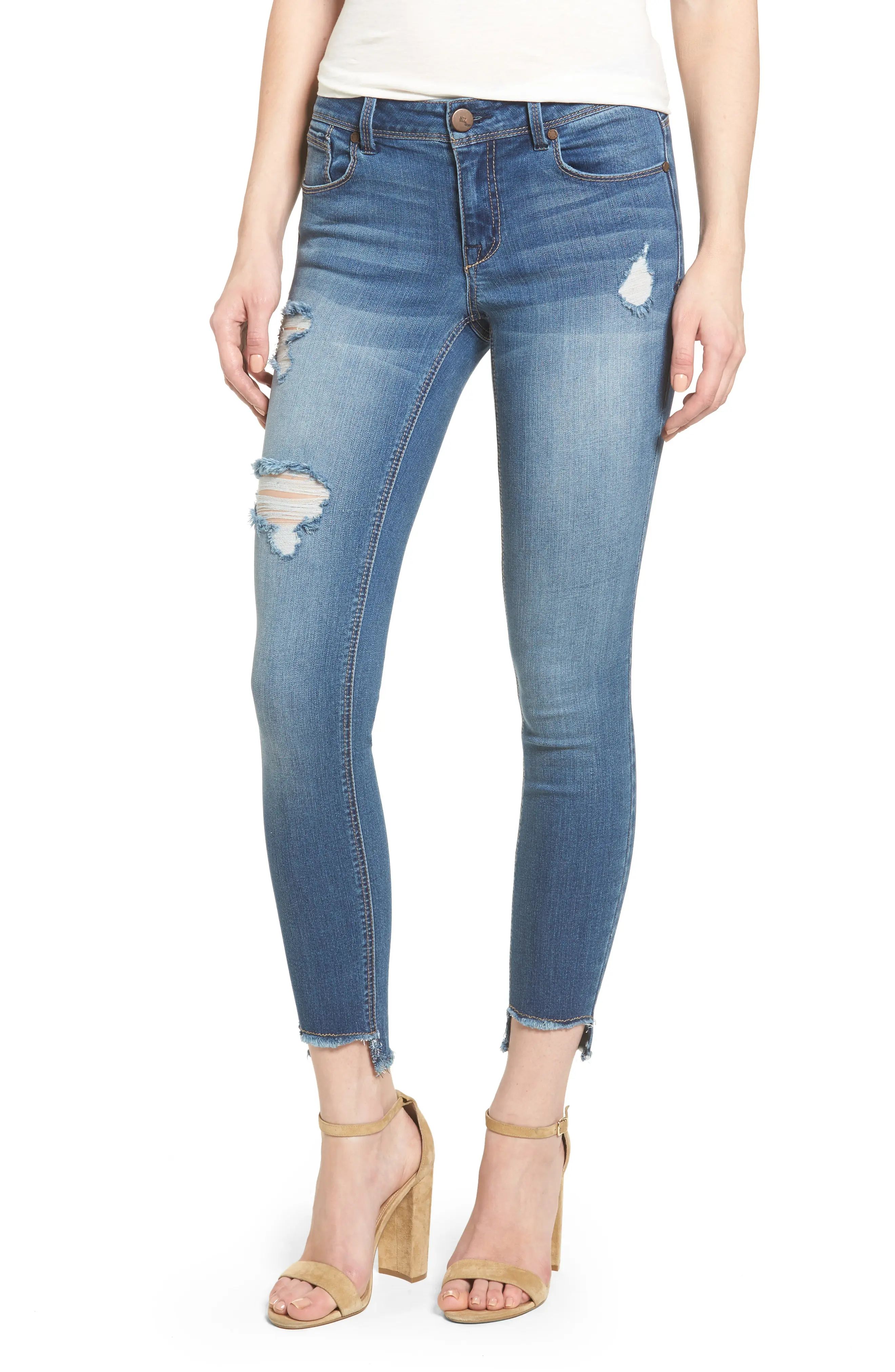 Step Hem Skinny Jeans | Nordstrom