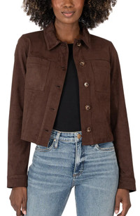 Click for more info about KUT from the Kloth Matilda Crop Faux Suede Jacket | Nordstrom