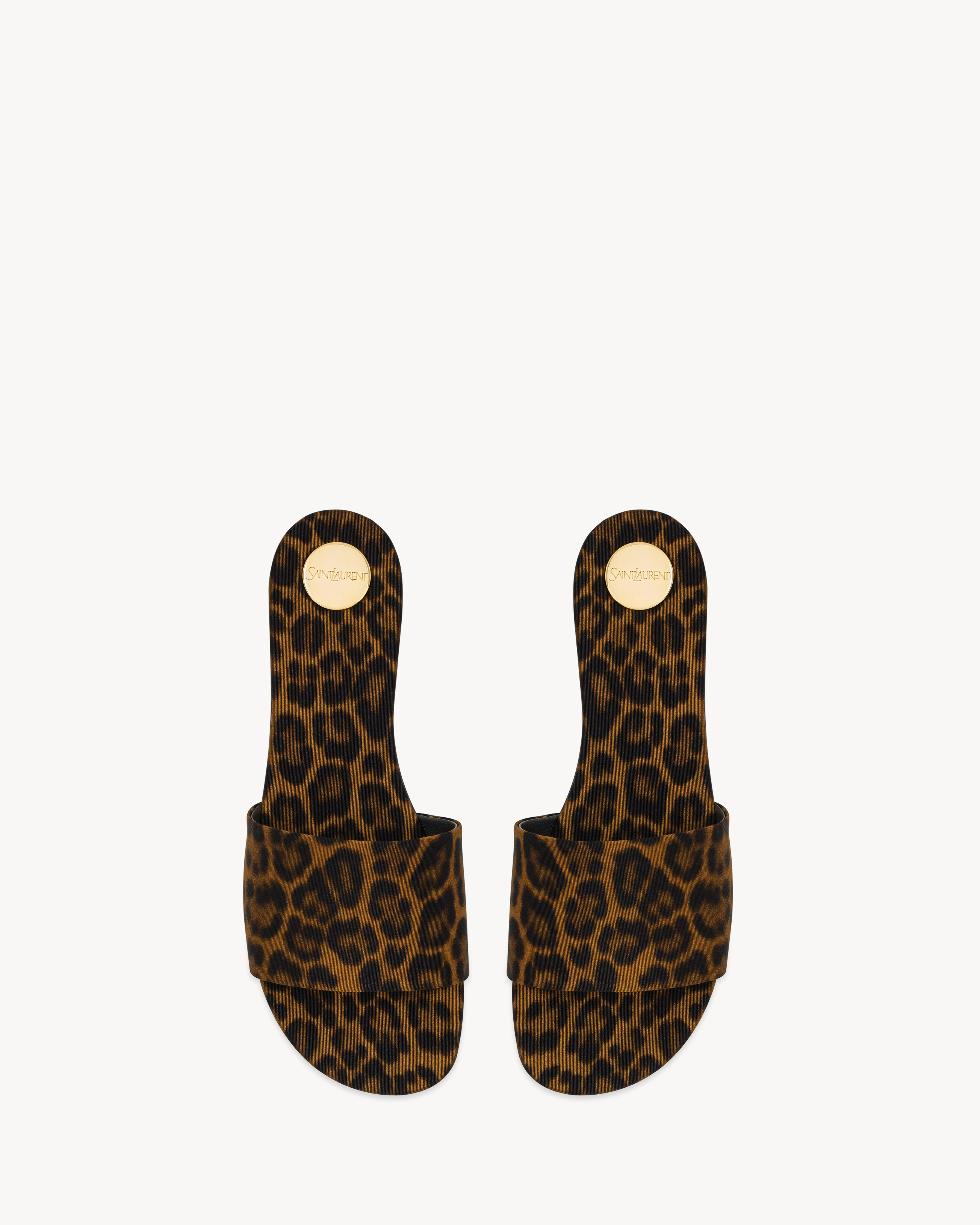 CARLYLE slides in leopard grosgrain | Saint Laurent Inc. (Global)