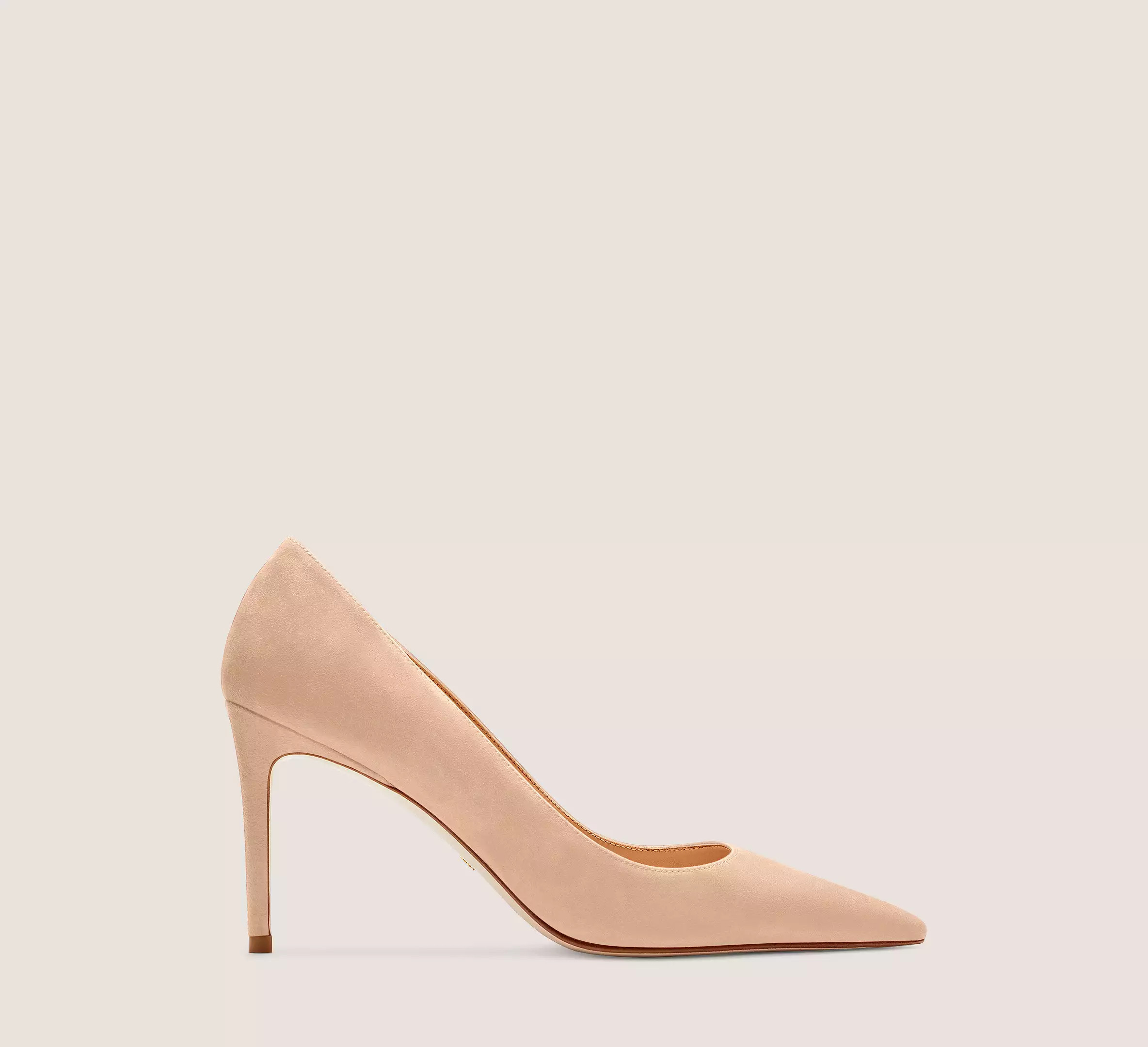 Stuart Weitzman Stuart 85 Pump, Adobe Beige Suede, Size: 9 Medium | Stuart Weitzman (US)