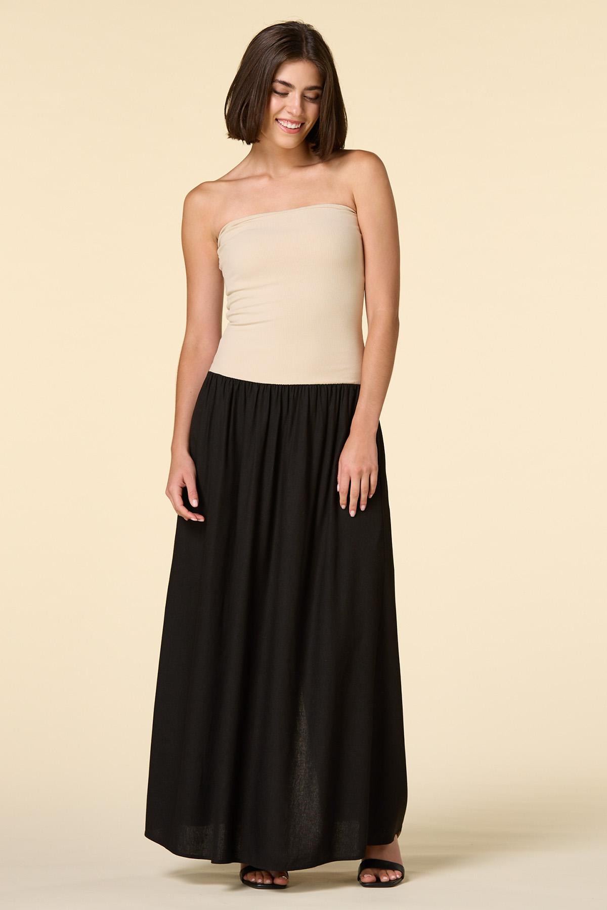 table for two maxi dress | Versona