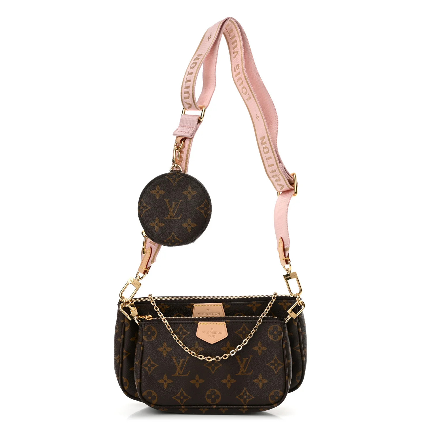 Monogram Multi Pochette Accessories Rose Clair | FASHIONPHILE (US)
