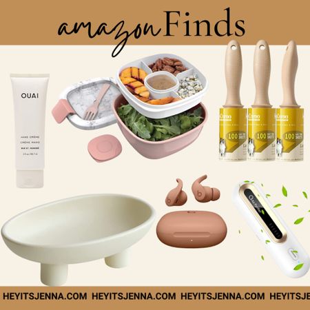 Recent Amazon finds for the home 
Kitchen finds and skincare 
Wireless headphones 
Fridge purifier 