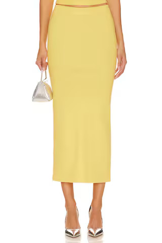 Antonia Skirt in Yellow | Revolve Clothing (Global)