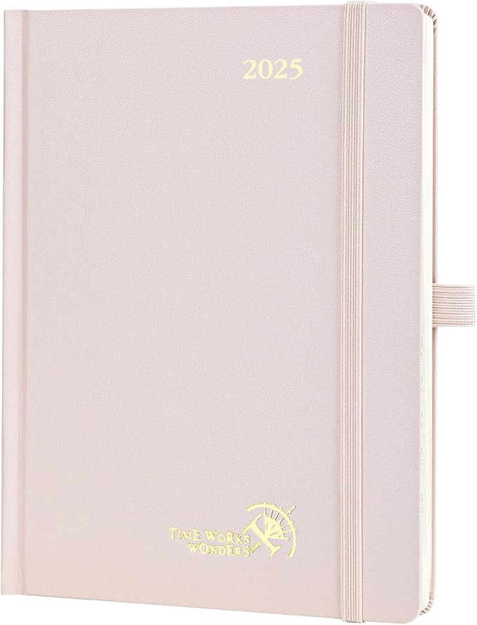 POPRUN 2025 Planner (Medium Size 8.5''x 6.5'' Hardcover) - Daily Weekly and Monthly Calendar Agen... | Amazon (US)