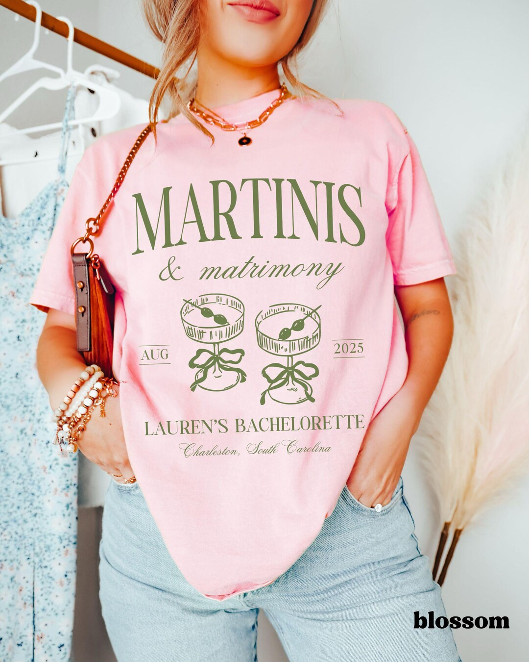 Custom Name Bachelorette Shirts, Martinis and Matrimony, Dirty Martini Cocktail Club, Tini Time G... | Etsy (US)