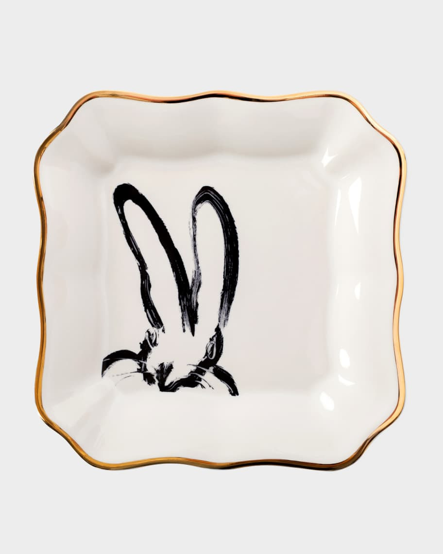 Portrait Plate with Gold Rim - White | Neiman Marcus