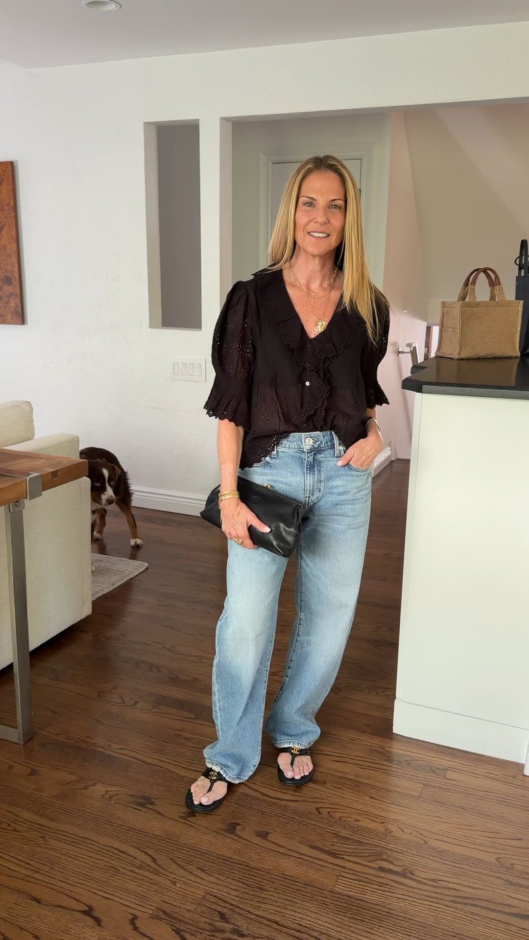 #ootn always includes an easy, chic top and a great jean, shoe and bag!

#LTKOver40 #LTKSeasonal