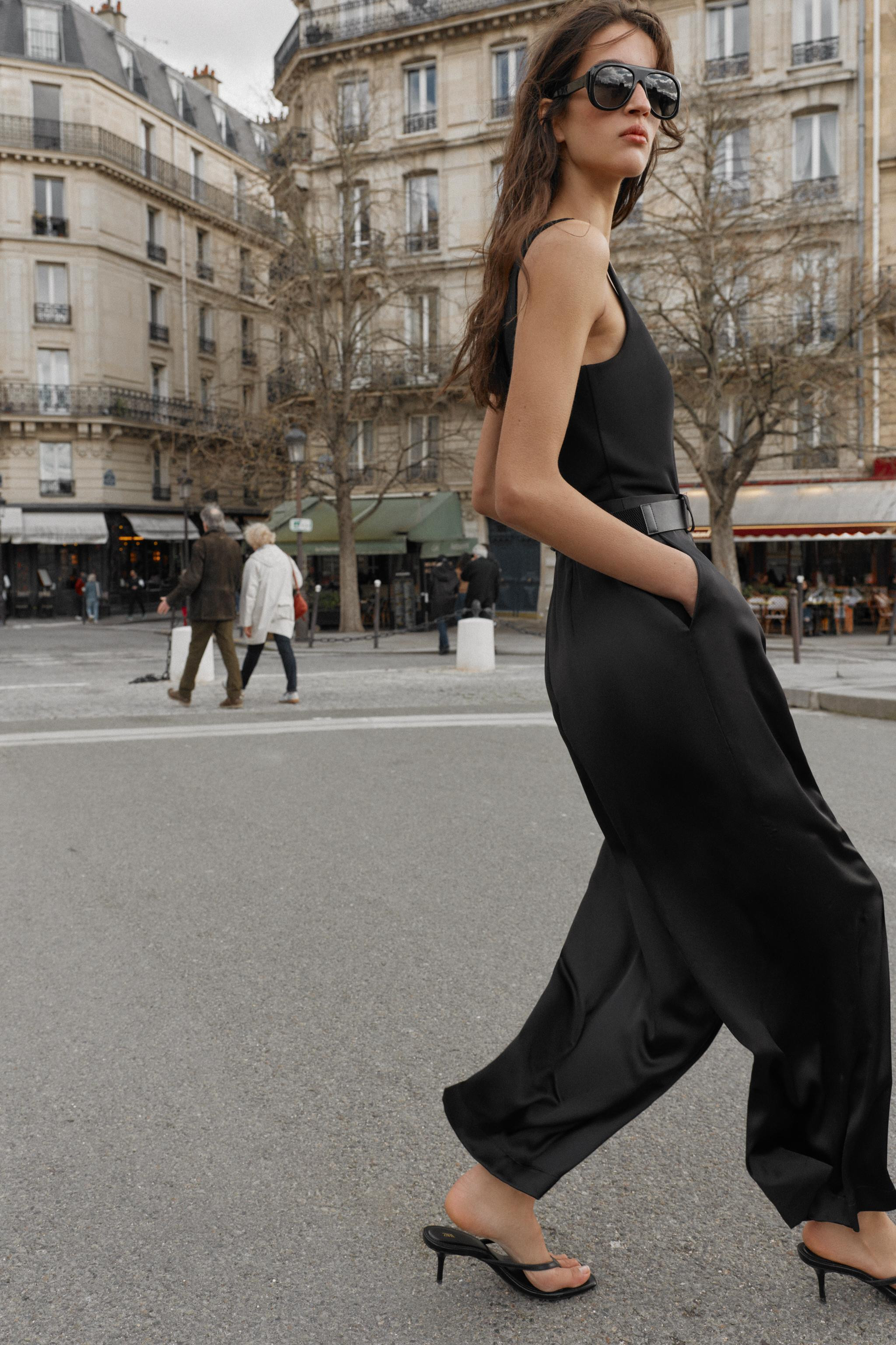 COMBINED JUMPSUIT WITH BELT | Zara UK