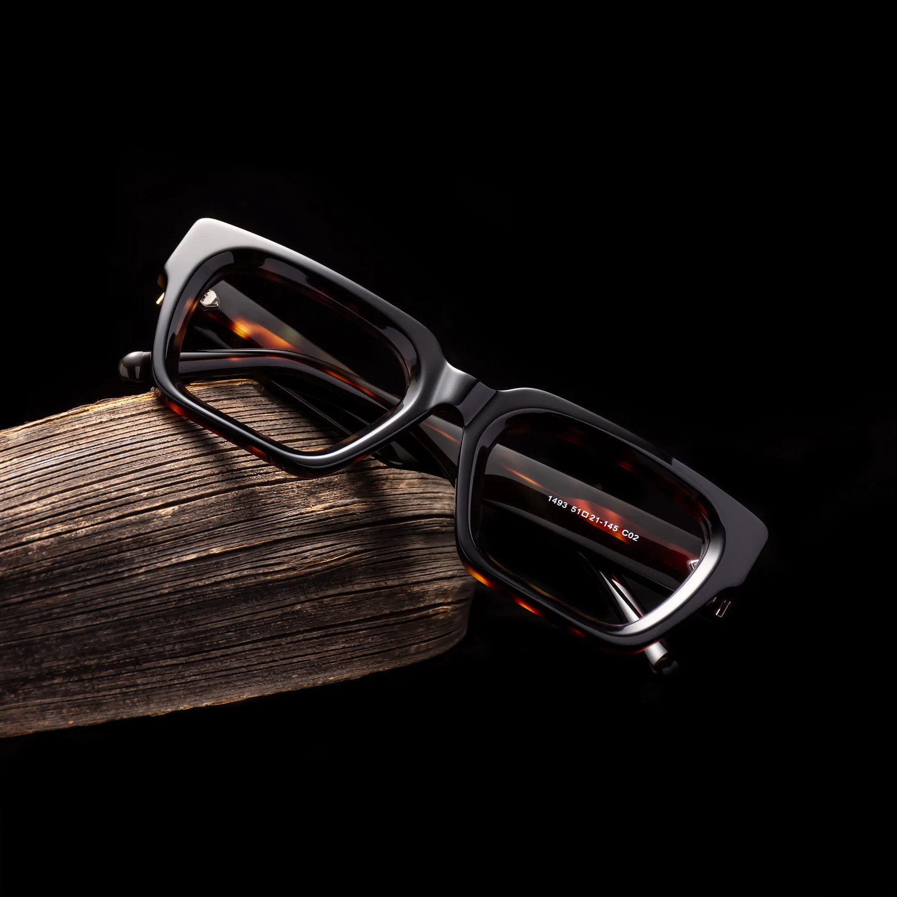 Tortoise Hipster Acetate Square Eyeglasses - Hardy | Yesglasses