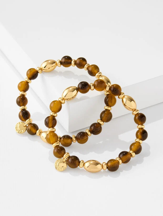 Tortoiseshell Stretch Bracelet Set | Talbots