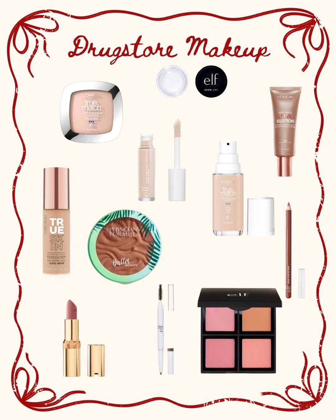 My favorite Drugstore makeup items that I wear every day! 

#LTKBeauty #LTKGiftGuide #LTKgrwm