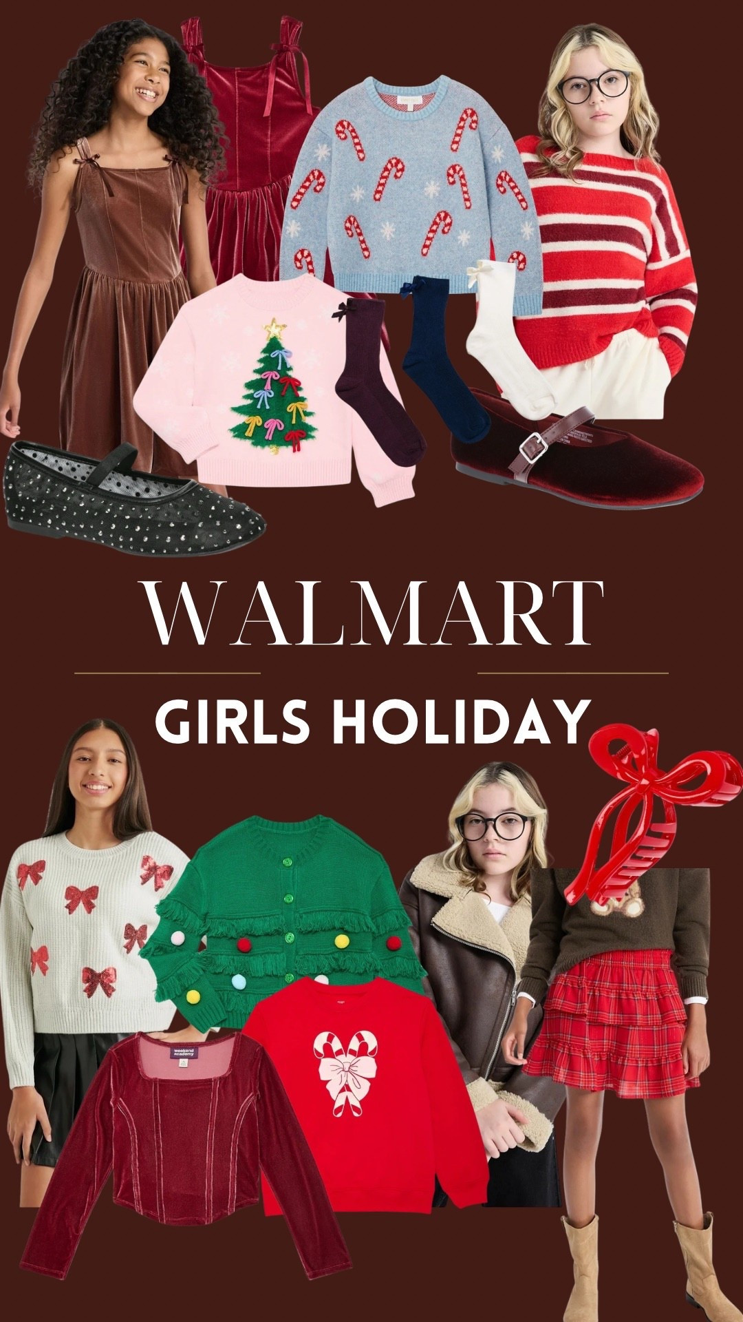 Walmart girls holiday fashion. Party dress. Girls holiday outfits. 







#LTKGiftGuide #LTKHoliday #LTKKids