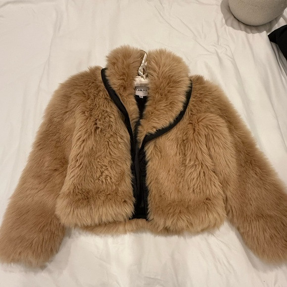 I.AM.GIA Tan Faux Fur Coat | Poshmark