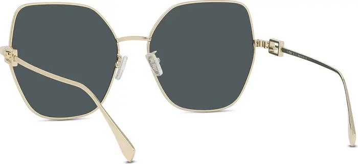 Fendi The Fendi Baguette 59mm Butterfly Sunglasses | Nordstrom | Nordstrom