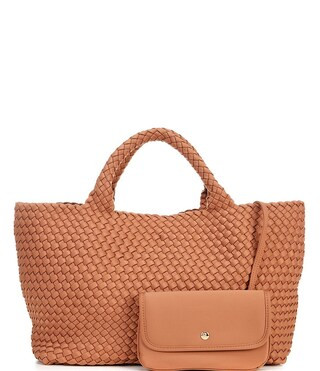 Large Neoprene Woven Tote Bag | Dillard's