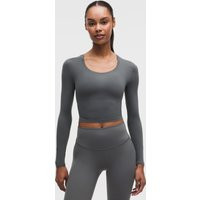Unrestricted Power Cropped Long-Sleeve Shirt | Lululemon (US)