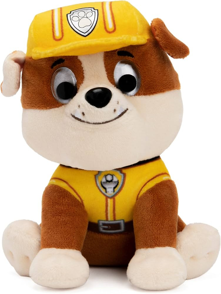 GUND Official PAW Patrol Rubble in Signature Construction Uniform Plush Toy, Stuffed Animal for A... | Amazon (US)