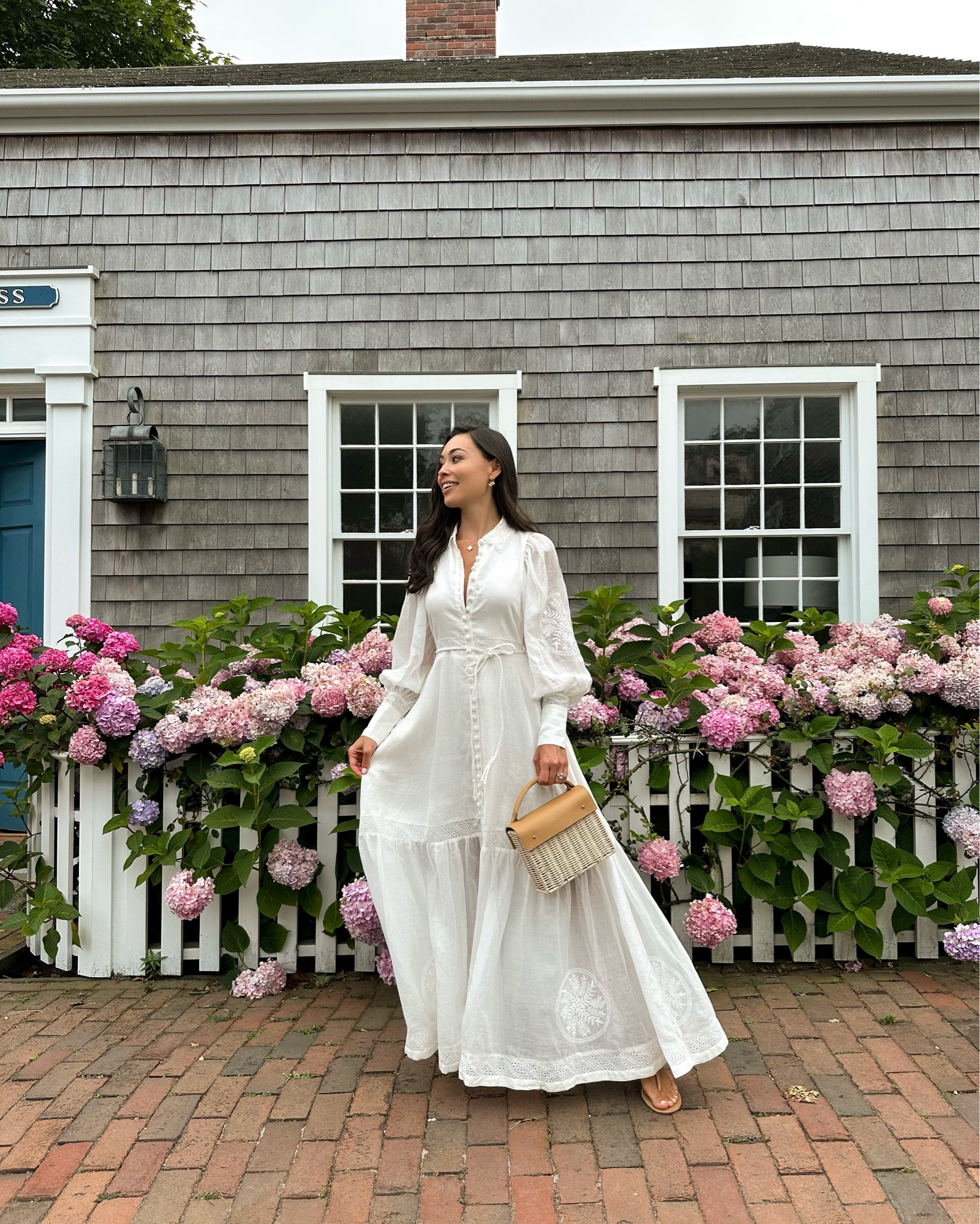 White dress, Nantucket. 

#LTKSaleAlert #LTKParties #LTKItBag
