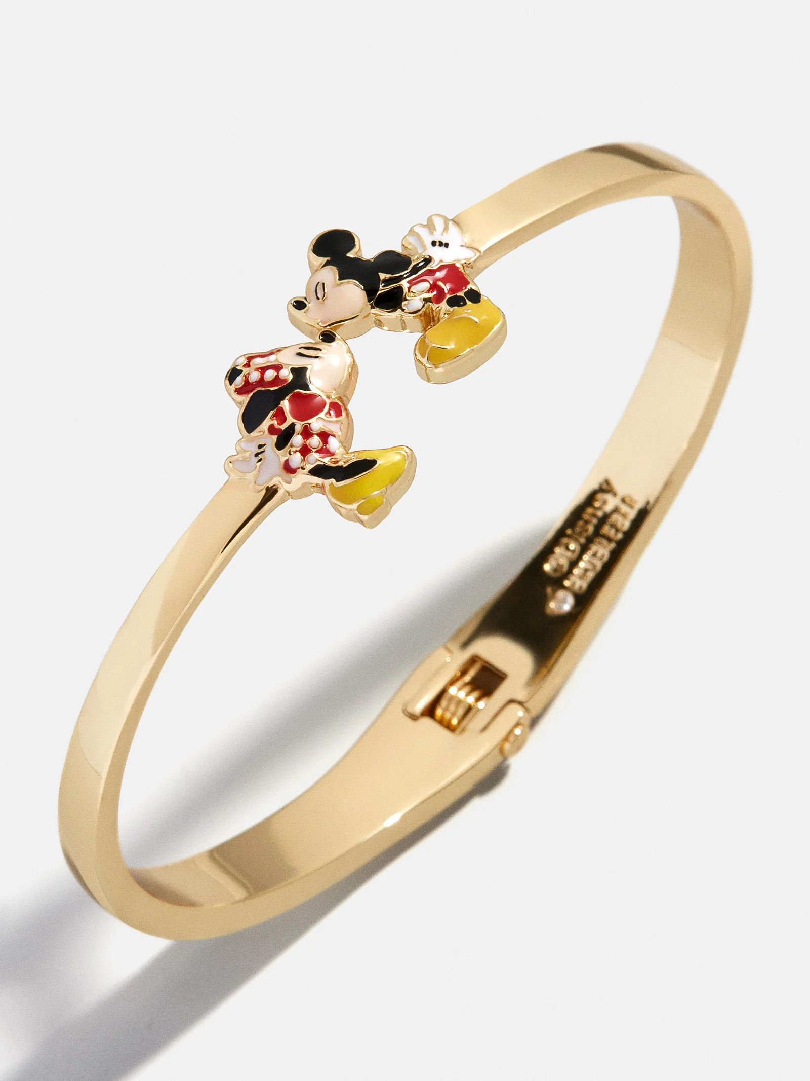 Disney Mickey & Minnie Mouse Kissing Cuff Bracelet - Mickey Mouse & Minnie Mouse | BaubleBar
