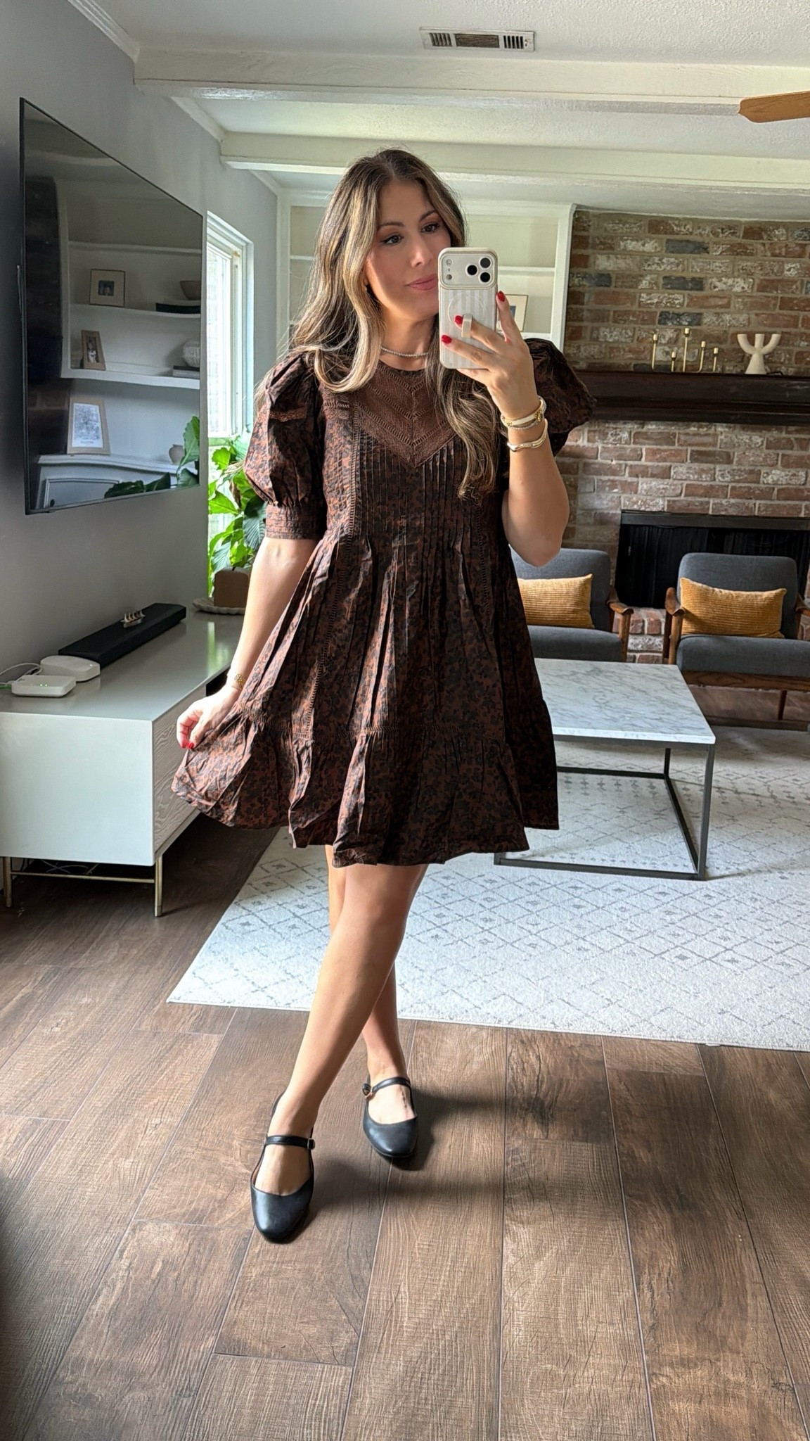Ok how cute is this dress? Perfect for a teacher outfit for fall.  Paired with ballet flats or swap for heels to dress it up! Wearing a medium

#LTKxWalmart #LTKOver40 #LTKgrwm
